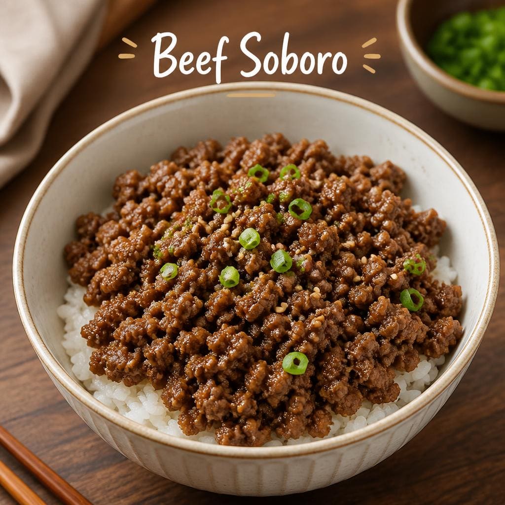 Beef Soboro Shaburi